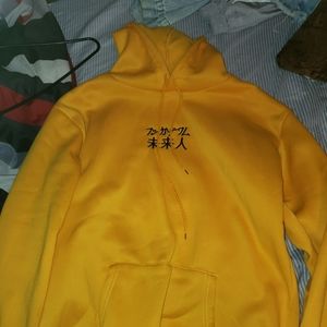 Yellow hoodie